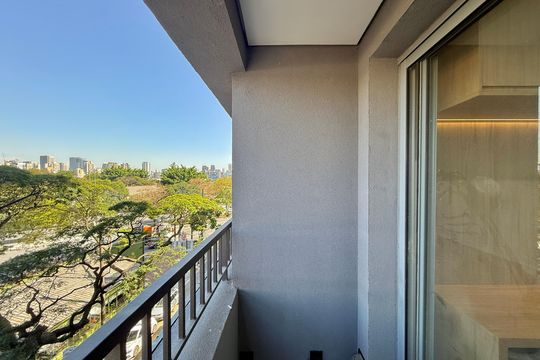 Sacada de kitnet/studio à venda com 1 quarto, 24m² em Vila Olímpia, São Paulo