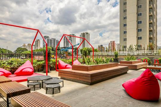 Área comum de kitnet/studio à venda com 1 quarto, 24m² em Vila Olímpia, São Paulo