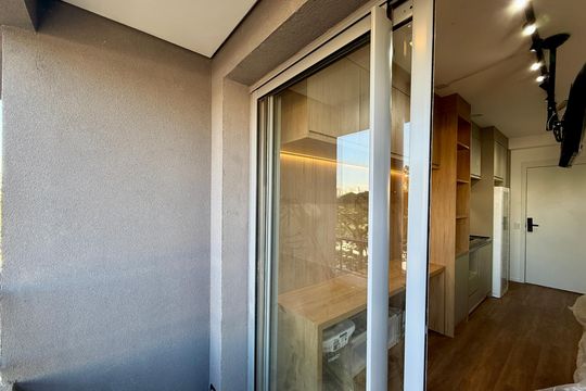 Sacada de kitnet/studio à venda com 1 quarto, 24m² em Vila Olímpia, São Paulo