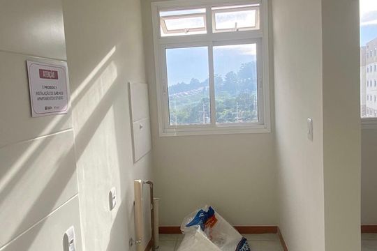 Cozinha de kitnet/studio para alugar com 1 quarto, 30m² em Aparecida, Alvorada