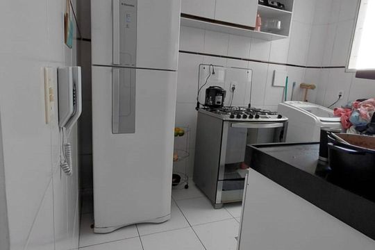 Cozinha/Área de Serviço de apartamento para alugar com 2 quartos, 45m² em Camargos, Belo Horizonte