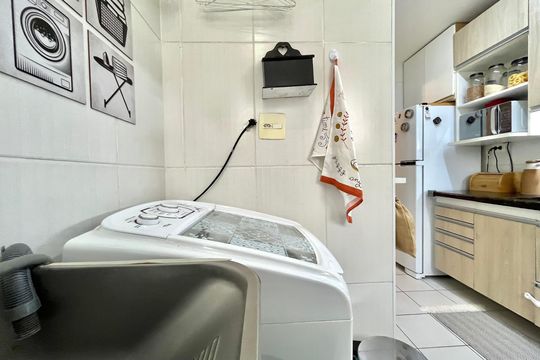 Área de Serviço de apartamento para alugar com 2 quartos, 58m² em Bosque da Saúde, São Paulo