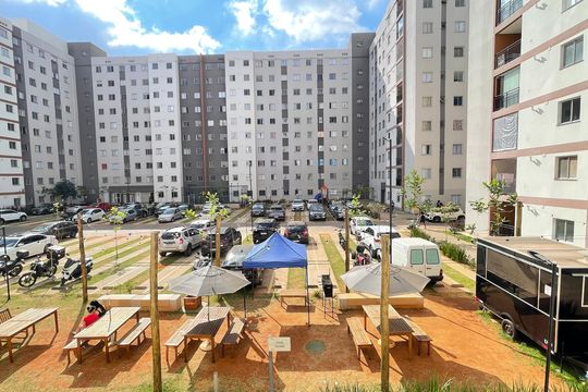 Vista da Sala de apartamento para alugar com 2 quartos, 35m² em Jaguaré, São Paulo