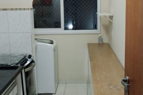 Cozinha de apartamento para alugar com 3 quartos, 57m² em Ponte Alta, Valinhos