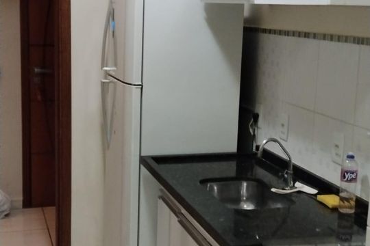Cozinha de apartamento para alugar com 3 quartos, 57m² em Ponte Alta, Valinhos