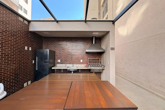 Área comum - Churrasqueira de apartamento à venda com 3 quartos, 132m² em Jardim, Santo André