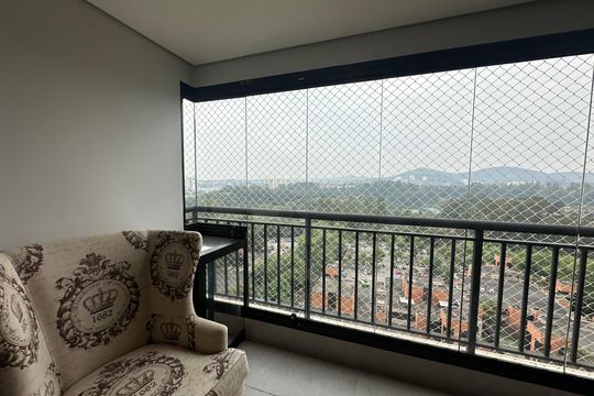 Varanda da Sala de apartamento à venda com 2 quartos, 63m² em Alphaville Empresarial, Barueri