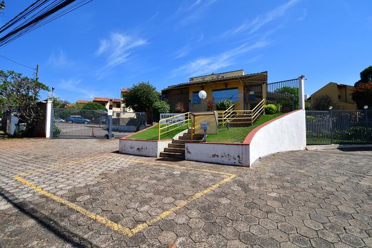 Fachado do condomínio de casa de condomínio à venda com 2 quartos, 70m² em Residencial Burato, Campinas