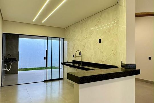 Cozinha de casa à venda com 3 quartos, 110m² em Granja Cruzeiro do Sul, Goiânia