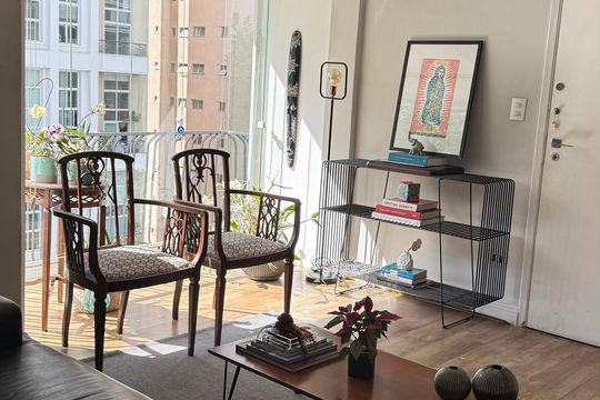 Sala de apartamento para alugar com 2 quartos, 90m² em Pinheiros, São Paulo