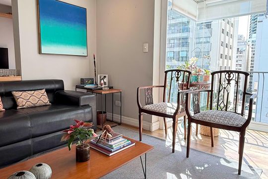 Sala de apartamento para alugar com 2 quartos, 90m² em Pinheiros, São Paulo