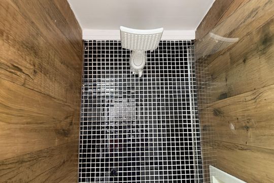 Banheiro de apartamento para alugar com 1 quarto, 43m² em Aparecida, Santos