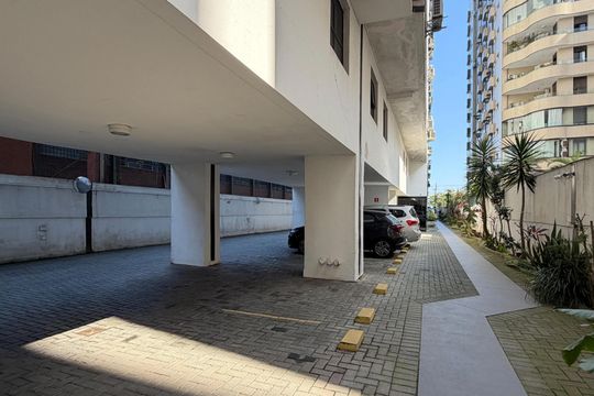 Área comum de apartamento para alugar com 1 quarto, 43m² em Aparecida, Santos