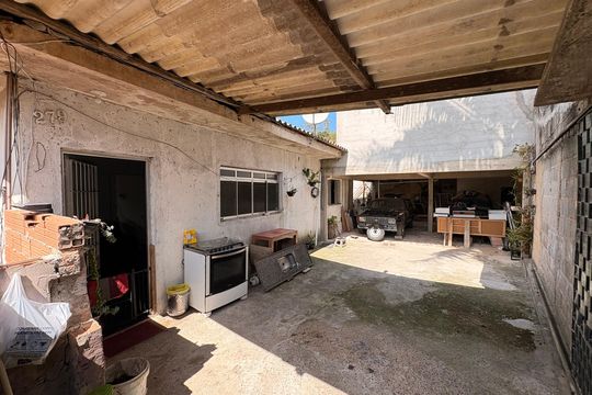 Garagem de casa para alugar com 2 quartos, 60m² em Recreio da Borda do Campo, Santo André