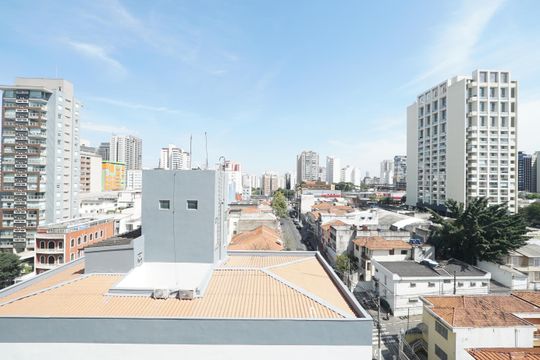 Vista de kitnet/studio para alugar com 1 quarto, 31m² em Vila Mariana, São Paulo