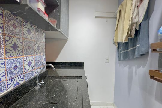 Área de Serviço de apartamento à venda com 2 quartos, 37m² em Vila das Bandeiras, Guarulhos