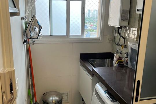Área de serviço de apartamento à venda com 2 quartos, 42m² em Vila Nova Cachoeirinha, São Paulo