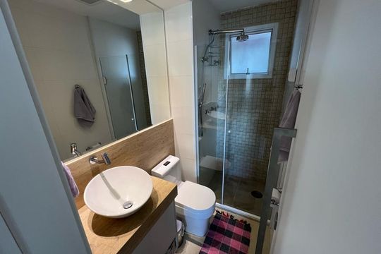 Banheiro de apartamento à venda com 2 quartos, 42m² em Vila Nova Cachoeirinha, São Paulo