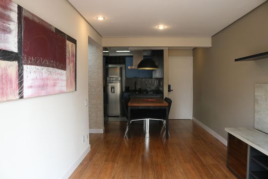 Sala de apartamento para alugar com 2 quartos, 70m² em Pompeia, São Paulo