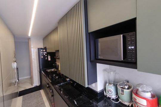 Cozinha de apartamento para alugar com 2 quartos, 62m² em Chácara Santo Antônio (Zona Leste), São Paulo