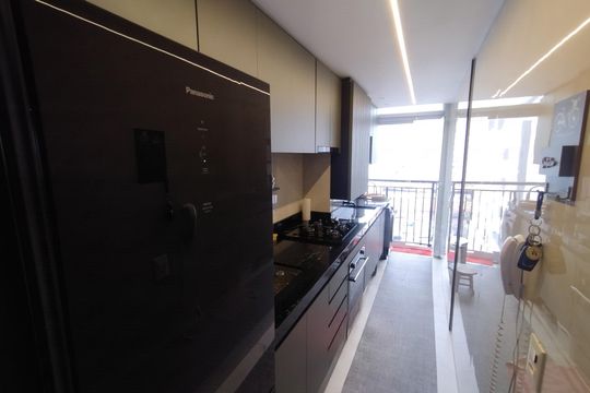 Cozinha de apartamento para alugar com 2 quartos, 62m² em Chácara Santo Antônio (Zona Leste), São Paulo