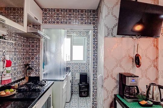 Cozinha de apartamento para alugar com 2 quartos, 69m² em Tatuapé, São Paulo