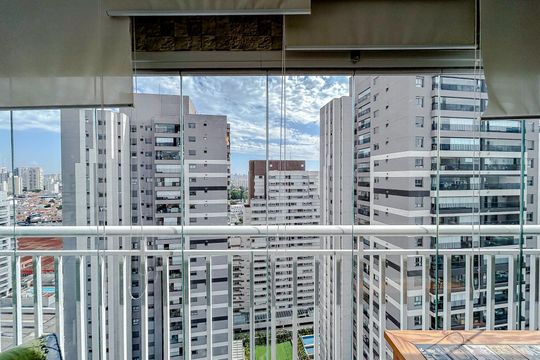 Varanda de apartamento para alugar com 2 quartos, 69m² em Tatuapé, São Paulo
