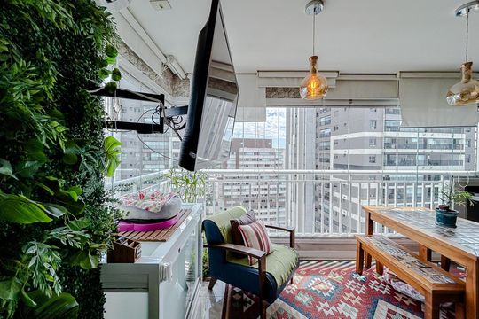 Vista da Suíte de apartamento para alugar com 2 quartos, 69m² em Tatuapé, São Paulo
