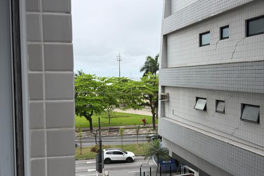 Vista do Quarto de apartamento para alugar com 1 quarto, 60m² em José Menino, Santos