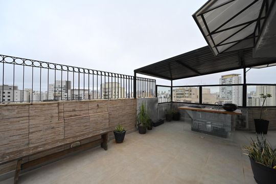 Terraço de apartamento à venda com 4 quartos, 148m² em Chácara Inglesa, São Paulo
