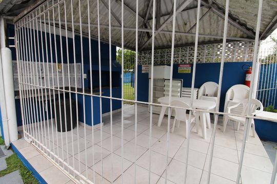 Área comum - Churrasqueira de apartamento para alugar com 2 quartos, 48m² em Bosque dos Eucaliptos, São José dos Campos