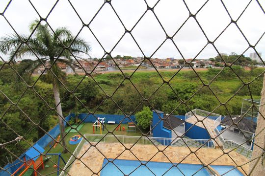 Vista Sala de apartamento para alugar com 2 quartos, 48m² em Bosque dos Eucaliptos, São José dos Campos
