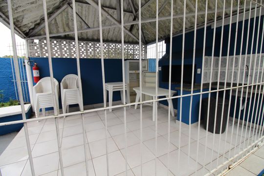 Área comum - Churrasqueira de apartamento para alugar com 2 quartos, 48m² em Bosque dos Eucaliptos, São José dos Campos