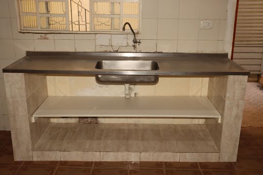 Sala/Cozinha de casa para alugar com 1 quarto, 70m² em Chácara Belenzinho, São Paulo