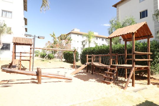 Área comum - Playground de apartamento para alugar com 3 quartos, 61m² em Mansour, Uberlândia