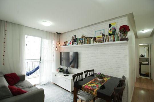 Sala de apartamento para alugar com 2 quartos, 52m² em Jardim Iris, São Paulo