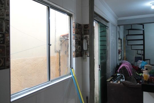 Sala e Cozinha de casa para alugar com 1 quarto, 55m² em Justinópolis, Belo Horizonte