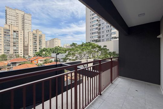 Sacada de kitnet/studio à venda com 1 quarto, 36m² em Brooklin, São Paulo
