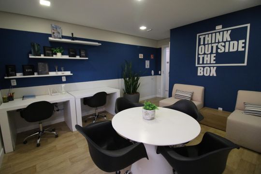 Área comum - Homeoffice de apartamento para alugar com 1 quarto, 37m² em Presidente Altino, Osasco
