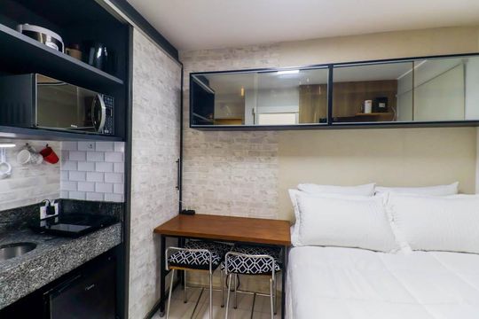 Studio de kitnet/studio para alugar com 1 quarto, 18m² em Novo Mundo, Curitiba