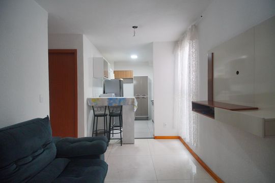 sala de apartamento para alugar com 2 quartos, 55m² em Santos Dumont, São Leopoldo