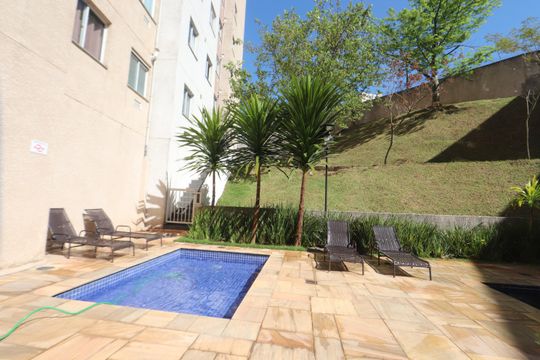 Área comum - Piscina de apartamento para alugar com 2 quartos, 35m² em Cidade Satelite Santa Barbara, São Paulo
