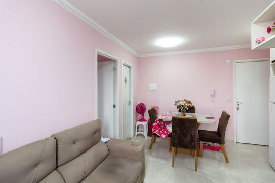 Sala de apartamento à venda com 1 quarto, 35m² em Vila Silveira, Guarulhos
