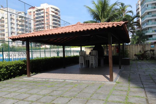 Área comum - Churrasqueira de apartamento para alugar com 2 quartos, 85m² em Barra da Tijuca, Rio de Janeiro