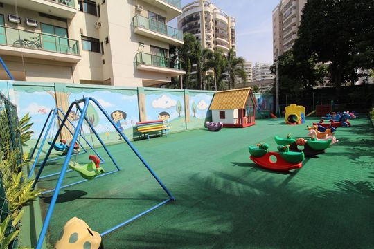 Área comum - Playground de apartamento para alugar com 2 quartos, 85m² em Barra da Tijuca, Rio de Janeiro