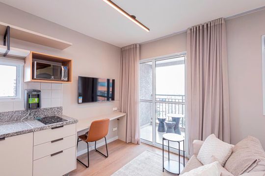 Studio de kitnet/studio para alugar com 1 quarto, 31m² em Pinheiros, São Paulo