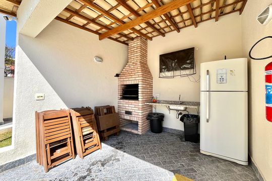 Área comum - Churrasqueira de apartamento para alugar com 2 quartos, 54m² em Vila Guarani (zona Sul), São Paulo
