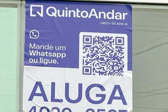 Plaquinha de apartamento para alugar com 2 quartos, 50m² em São João do Rio Vermelho, Florianópolis