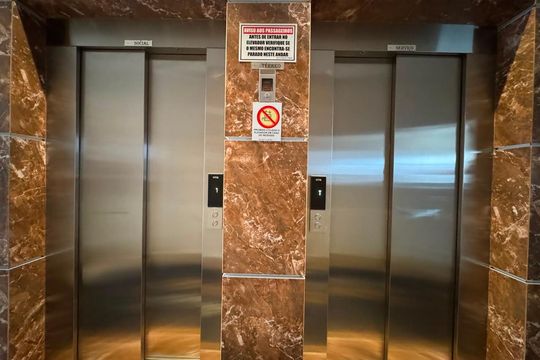 Área externa de apartamento para alugar com 1 quarto, 43m² em Maracanã, Praia Grande