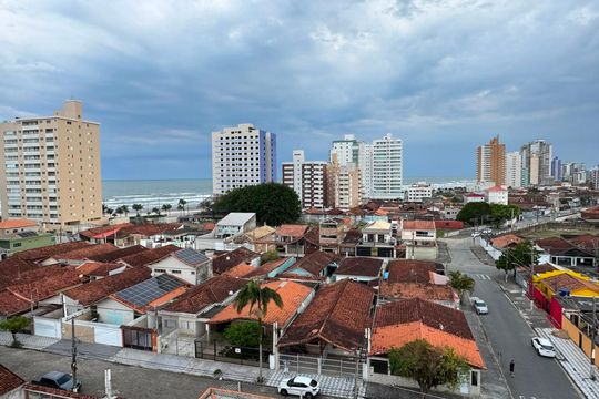 Vista de apartamento para alugar com 1 quarto, 43m² em Maracanã, Praia Grande